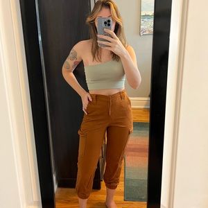 Burnt orange joggers